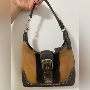 Coach SMALL   Leather Shoulder Bag hobo